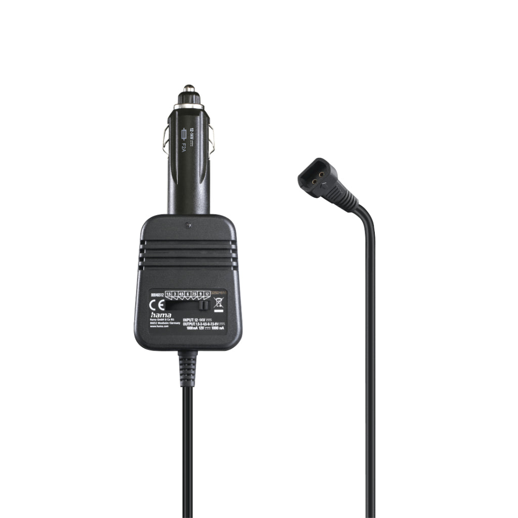 Hama Netadapter Voor Auto Instelbaar 1000Ma 12W Max. 12V Gest. 8 Adapters