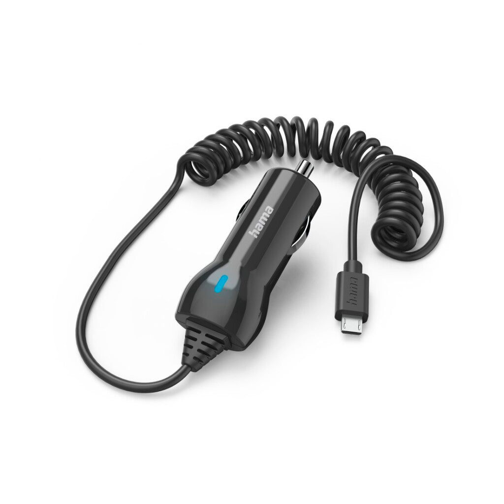 Hama Auto-Oplader Met Micro-Usb-Aansluiting 6 W 1,0 M Zwart