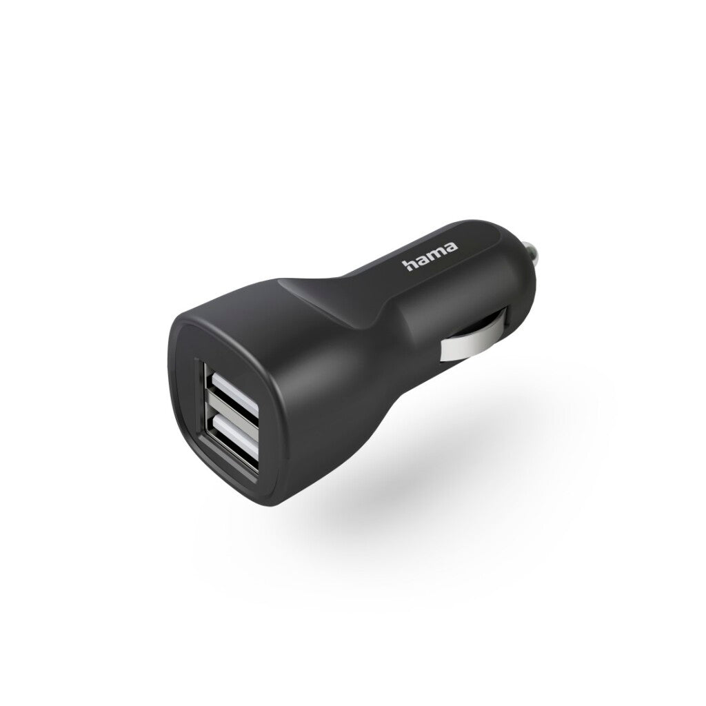 Hama Auto-Oplader Met 2X Usb-A-Aansluiting 12 W Zwart