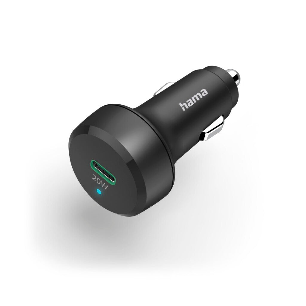 Hama Auto-Snellader Usb-C Power Delivery (Pd)/Qualcomm&Reg; 20 W Zwart