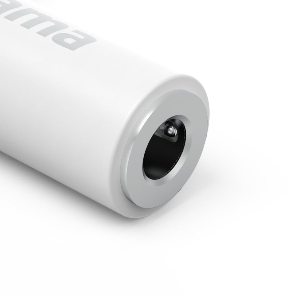 Hama Aux-Adapter 90&Deg; Hoekstekker Lightning Wit