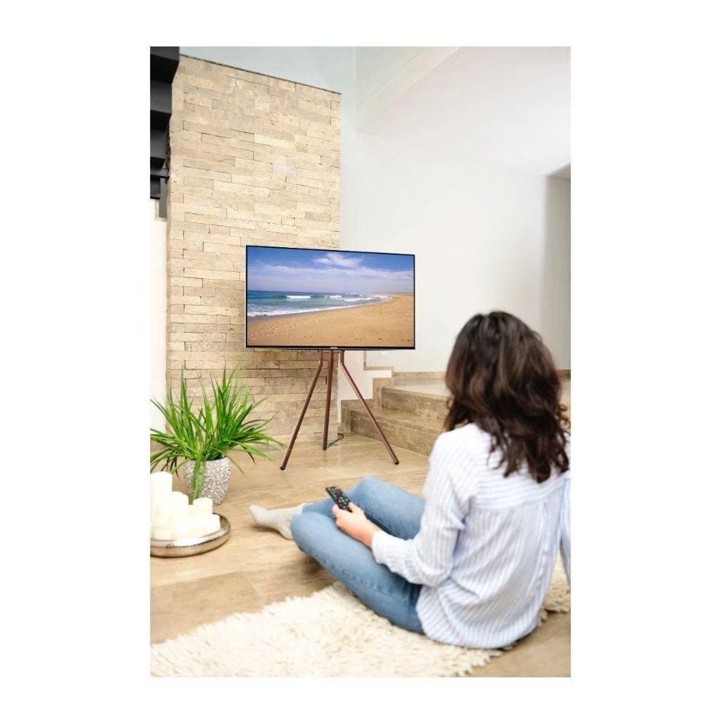 Hama Tv-Standaard Hout-Look Schildersezel Voor Beeldscherm 94-191 Cm Walnoot