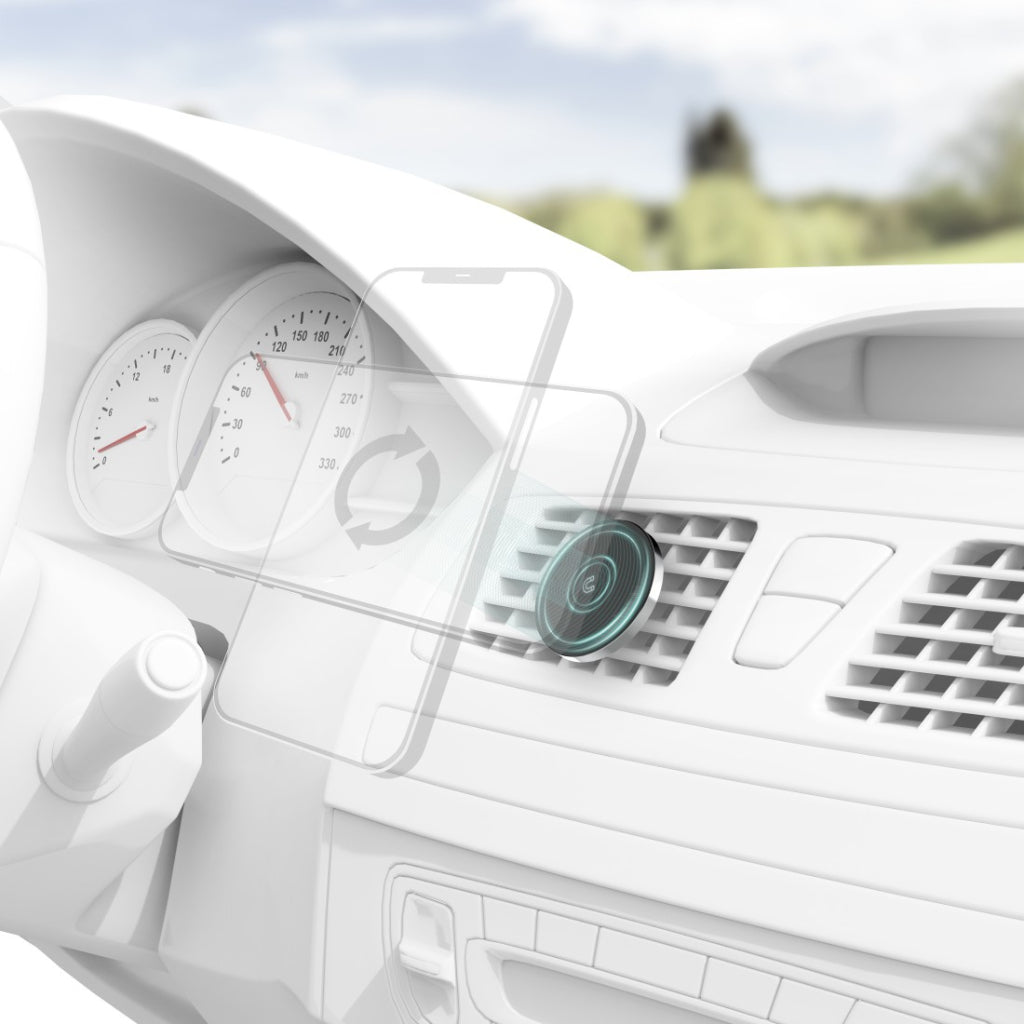 Hama Gsm-Houder Voor De Auto Maglock Zwart/Zilver