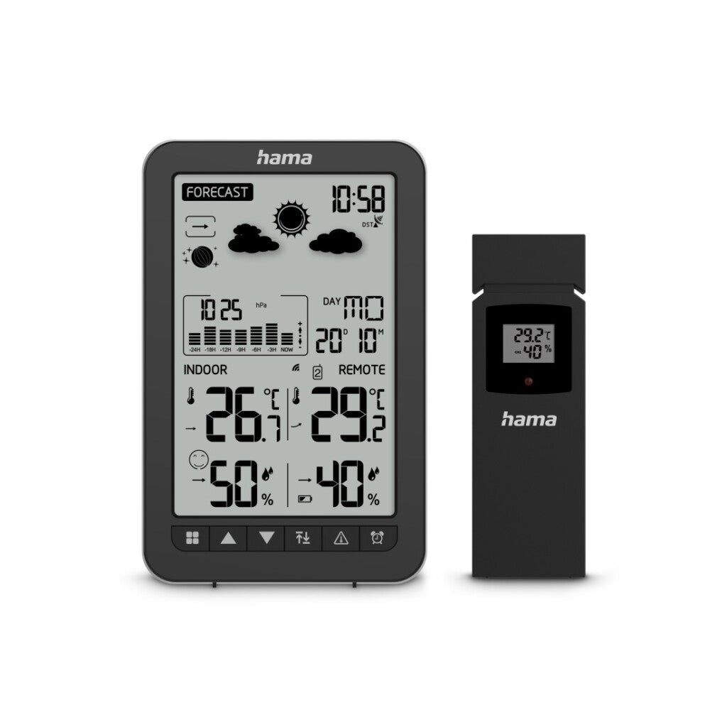 Hama Weerstation Ko Samui Met Wekker Zwart