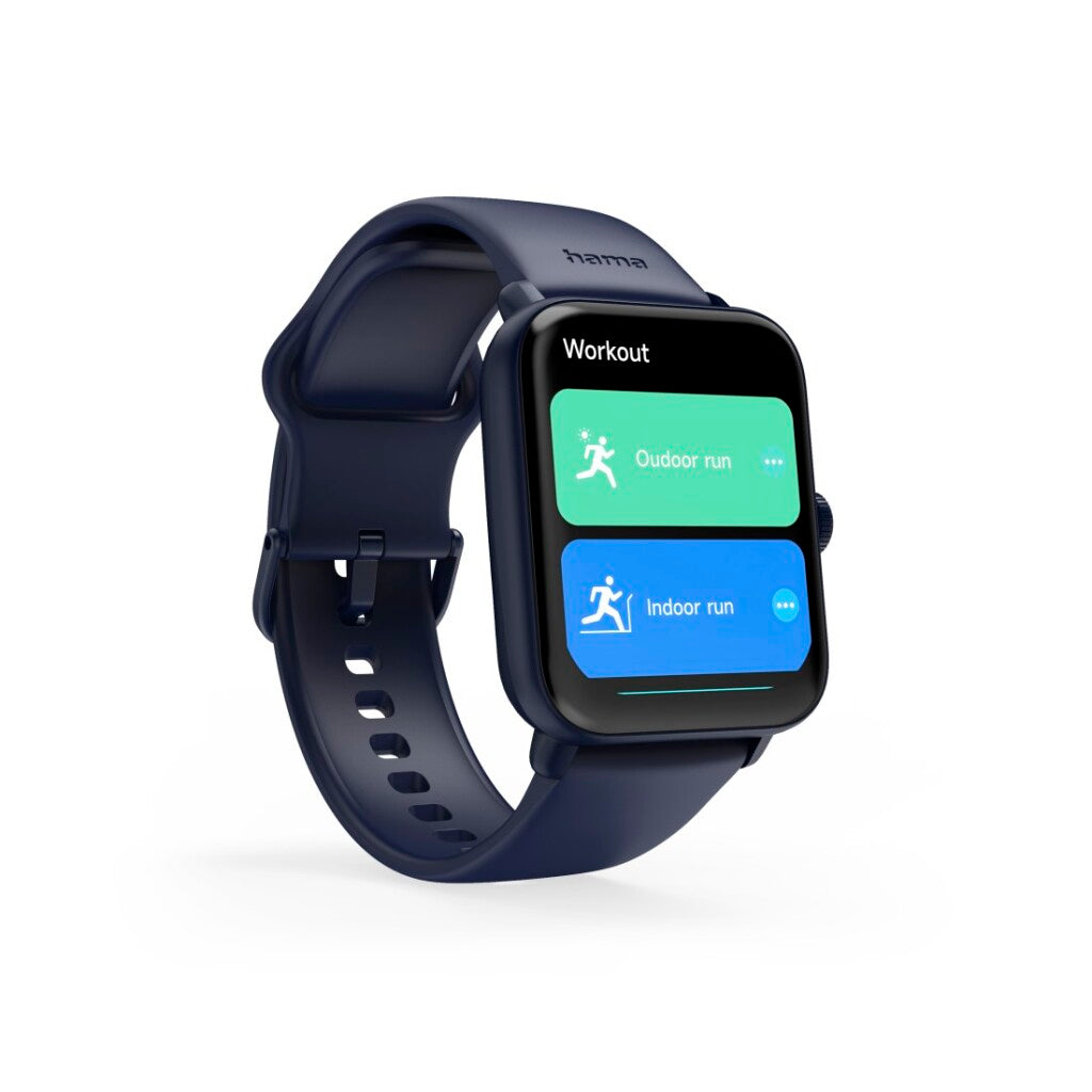 Hama Smartwatch 6010 Gps Tft-Display Telefoonfunctie Waterdicht 1.65 Inch Zwart