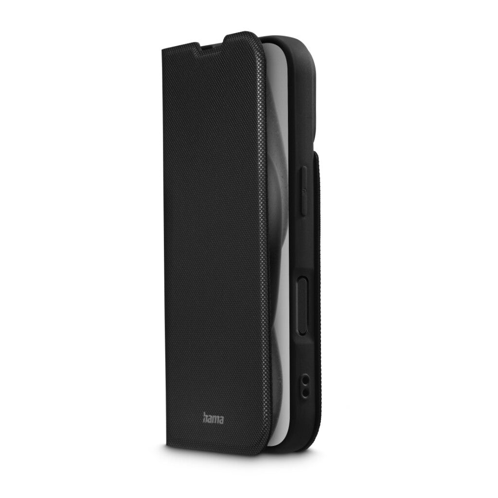 Hama Daily Protect Bookcase Voor Iphone 16 Zwart