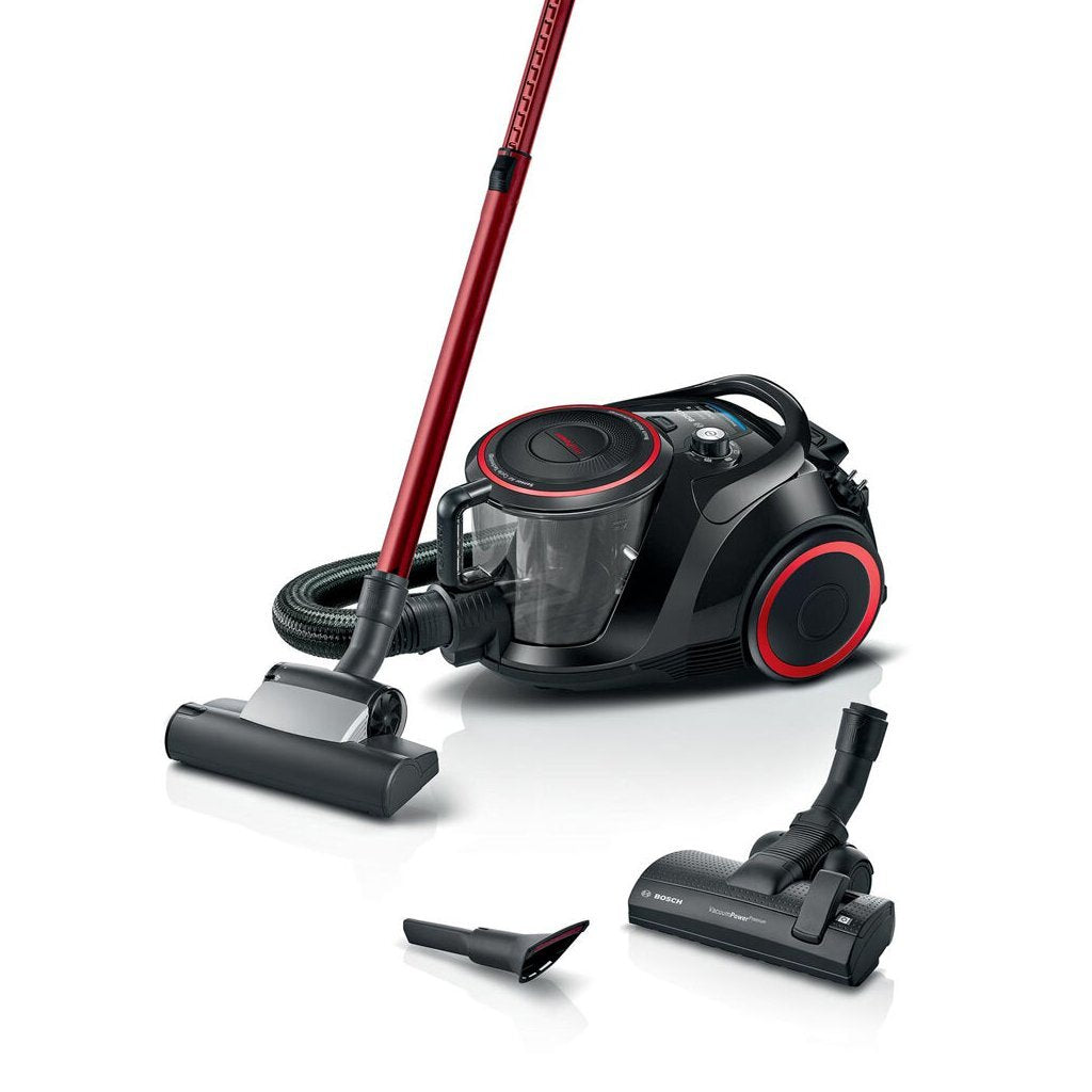 Bosch Bgs41Mpow Propower Stofzuiger Zonder Zak 750W Zwart/Rood