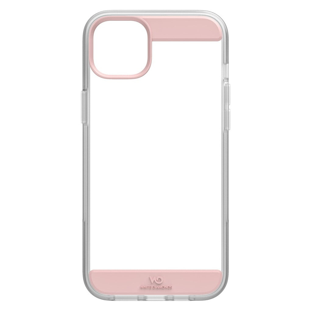 White Diamonds Air Protection Cover Voor Apple Iphone 14 Plus Roze Goud