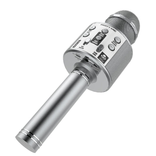 Idance Bluetooth Microfoon Zilver