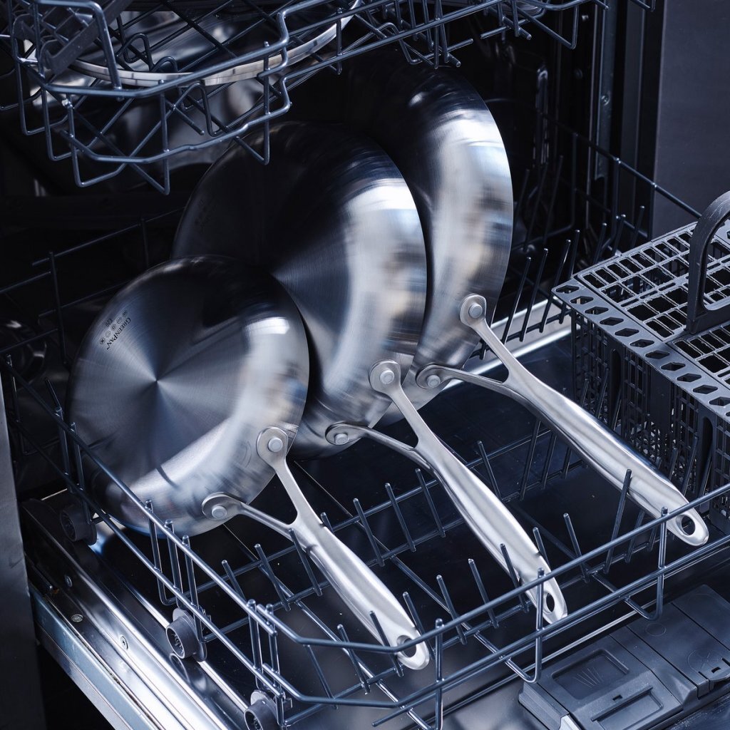 Greenpan Geneva Wokpan 28 Cm Rvs/Zwart