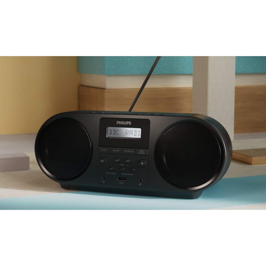 Philips Taz6000/10 Cd-Portable Speler Zwart