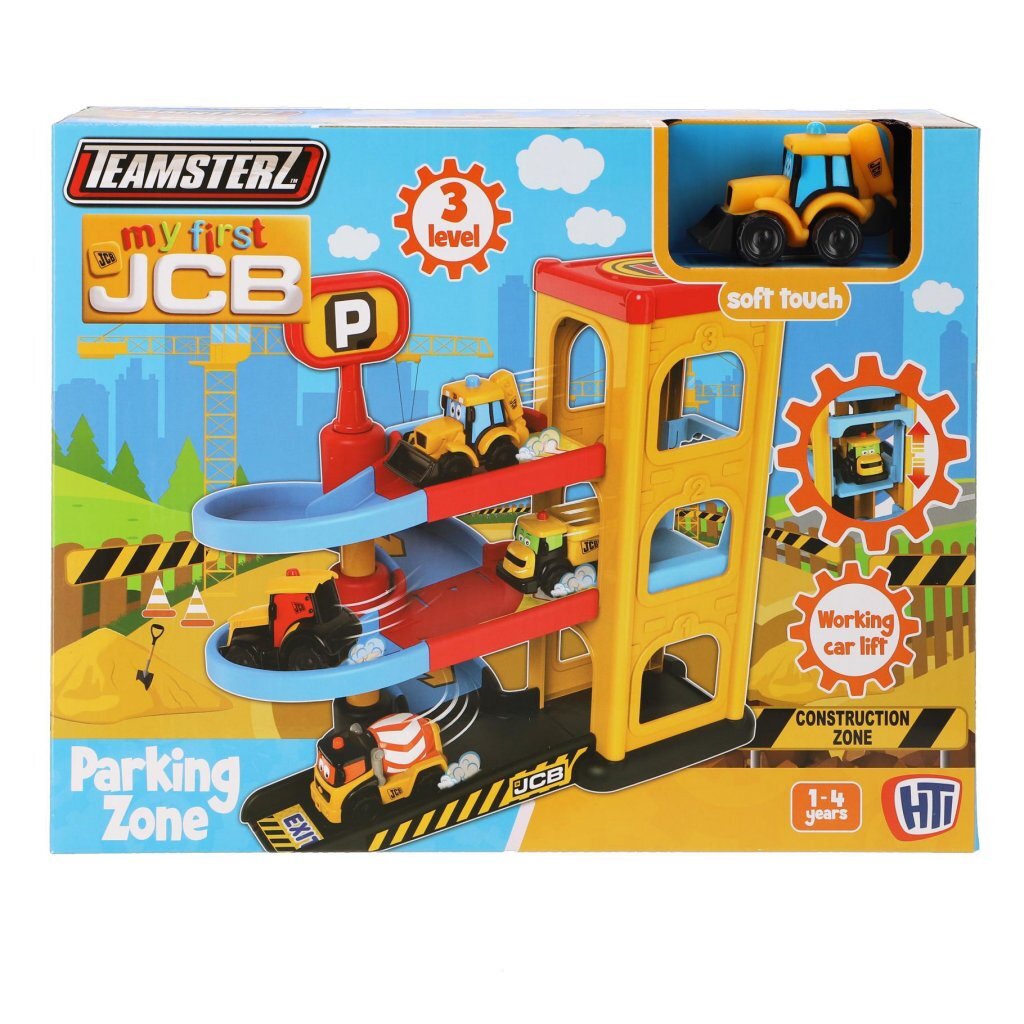 Overige Merken Teamsterz Jcb Mijn Eerste Garage Met Voertuig