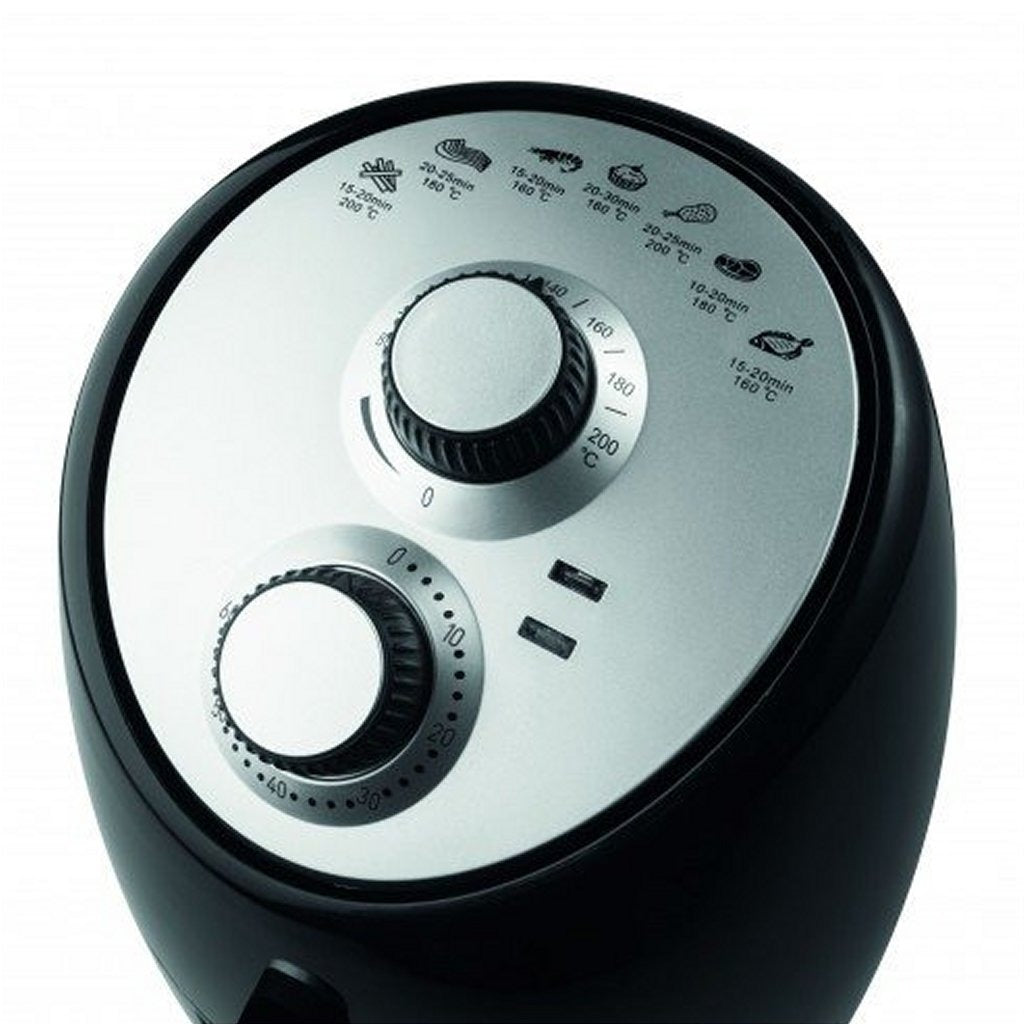Fritel 4202 My Snacktastic Airfryer 2L 1000W Zwart/Grijs