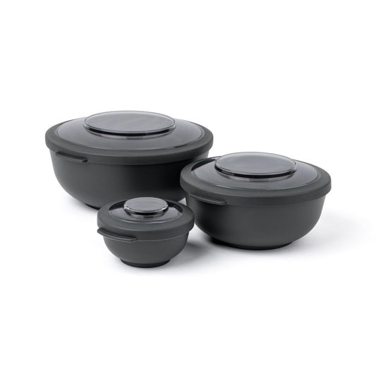 Amuse Tylla Foodbowl 200 + 1000 + 2000 Ml Zwart