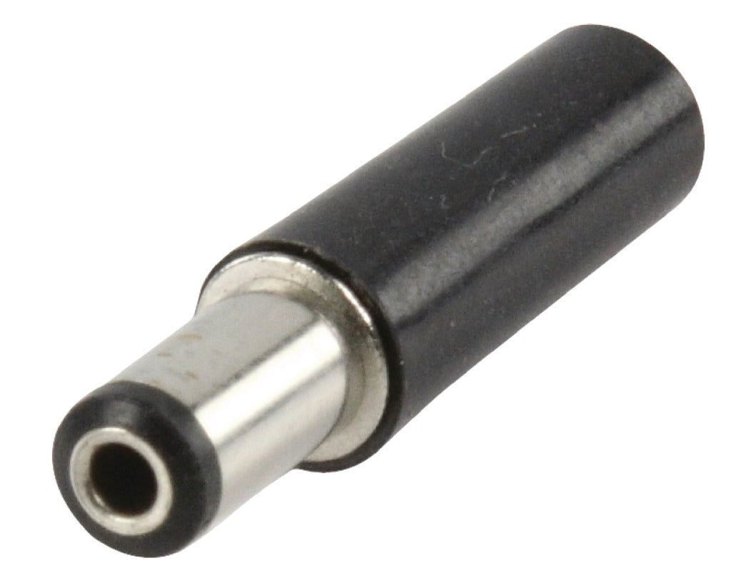 Valueline Stroomstekker Male Pvc Zwart Pc-001 Dc Plug L=30 Ex5.5/In2.1