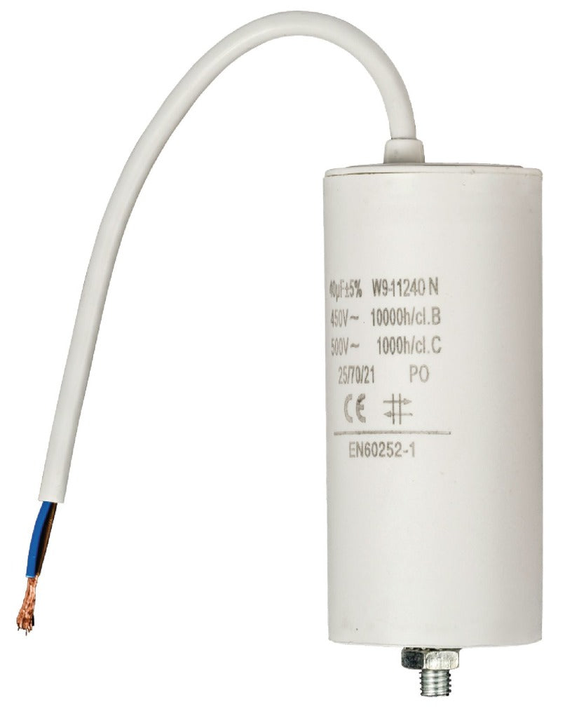 Fixapart W9-11240N Condensator 40.0 Uf / 450 V + Kabel
