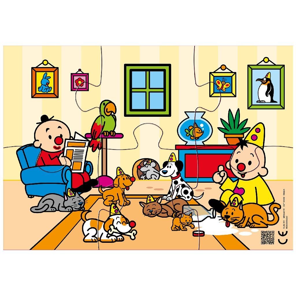 Bumba Puzzel Waf Waf Miauw Miauw 6 Stukjes