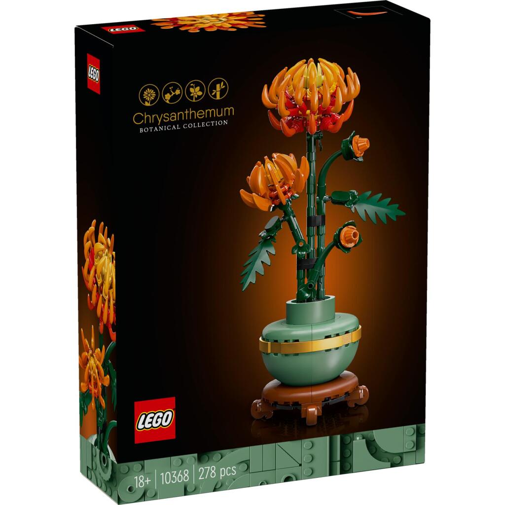 Lego Icons 10368 Chrysant Voorradig 1 - 2 werkdagen