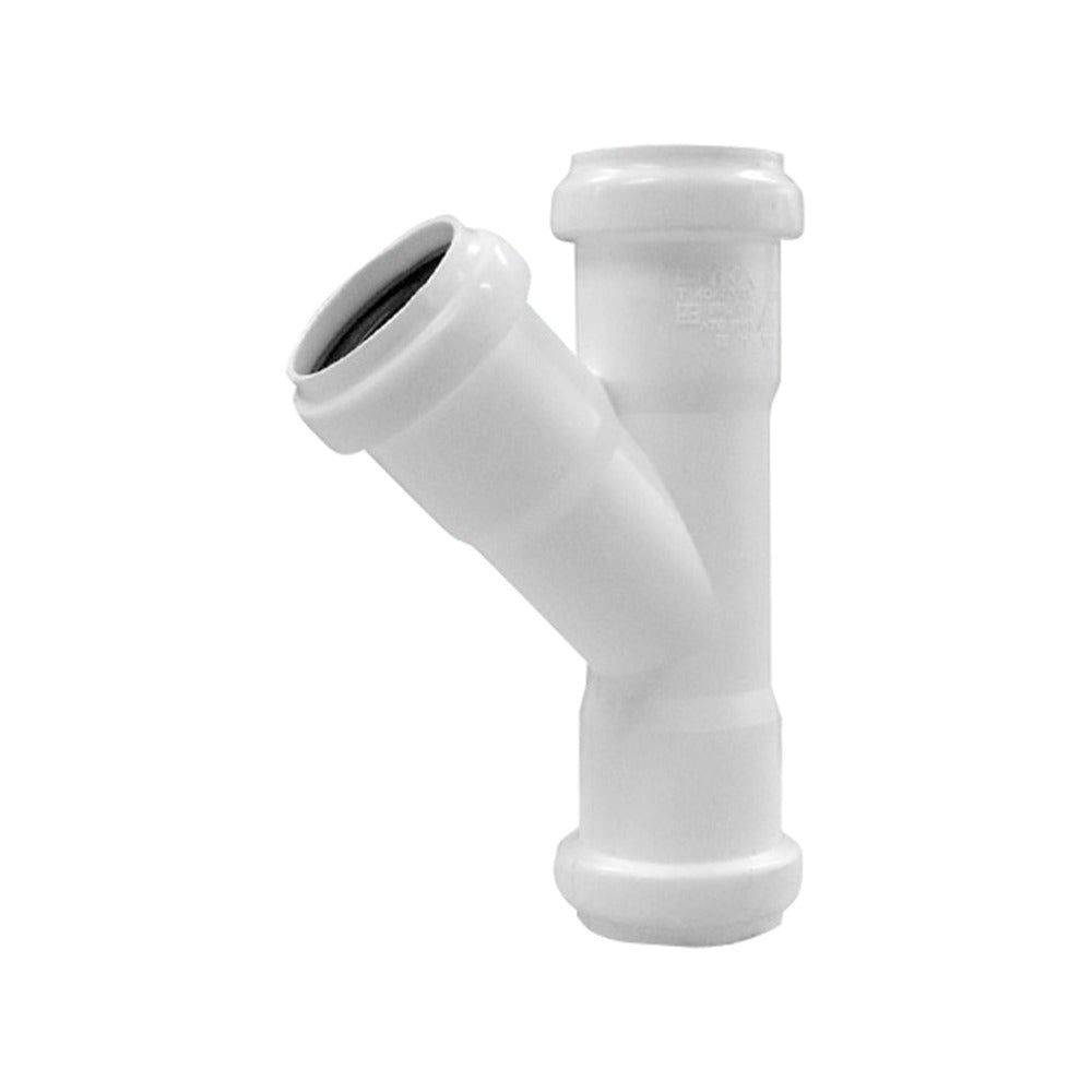 Basic Y-Stuk 40Mm-45 3Xmof Wit Pp