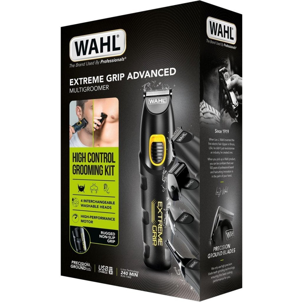 Wahl Extreme Grip Advanced Mulitgroomer Zwart/Geel