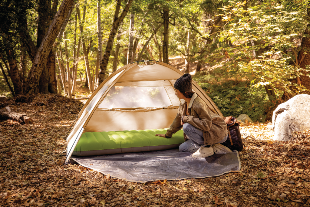 Intex 64097Np Truaire Twin Dura-Beam Camping Mattress Met Quickfill Usb150 Luchtpomp 191X76X17Cm