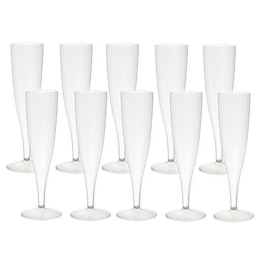 Duni Crystallo Champagneglazen 13.5 Cl 10 Stuks Transparant