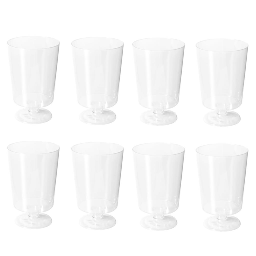Duni Plastic Wijnglazen 15.7 Cl 8 Stuks Transparant