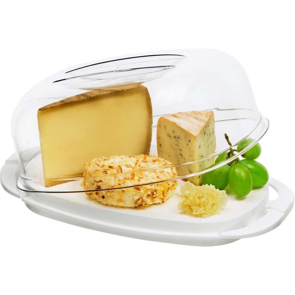 Rotho Fresh Kaasdoos 29X17X10.5 Cm Wit/Transparant