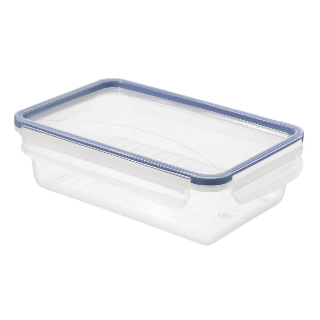 Rotho Clic &Amp; Lock Koelkast Bewaardoos 1.5L Horizon Blauw/Transparant