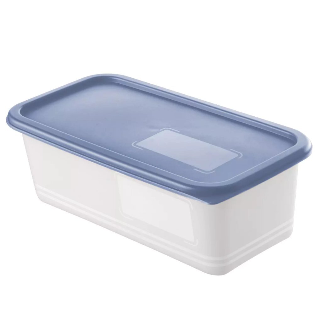 Rotho Domino Diepvriesdozen Etiket Decor 3X1.2L Horizon Blauw/Wit