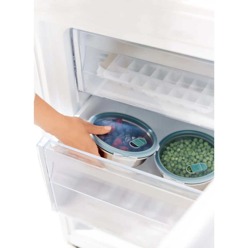 Rotho Nala Clic And Lock Vershouddoos 0.6L Mistletoe Green/Rvs