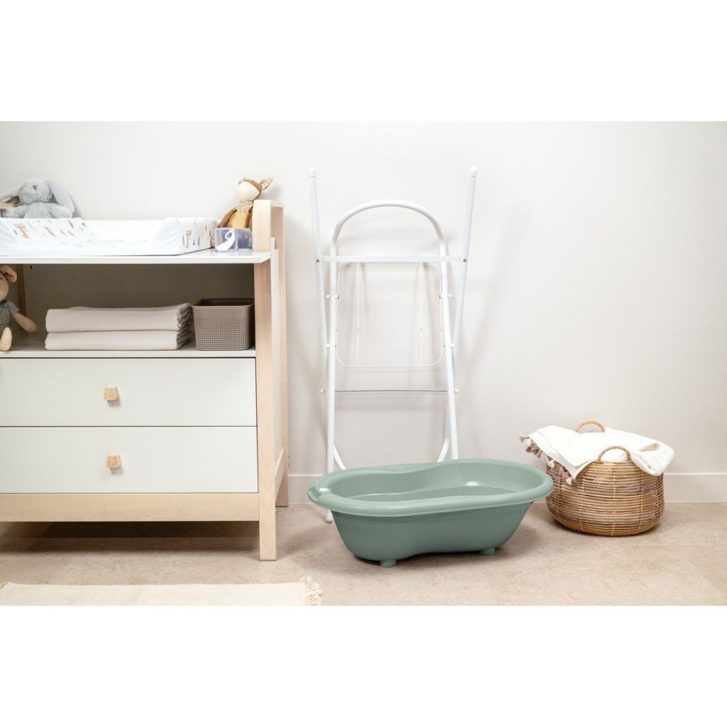 Rotho Tilo Babybadje 76X44.5X22 Cm Sage Green