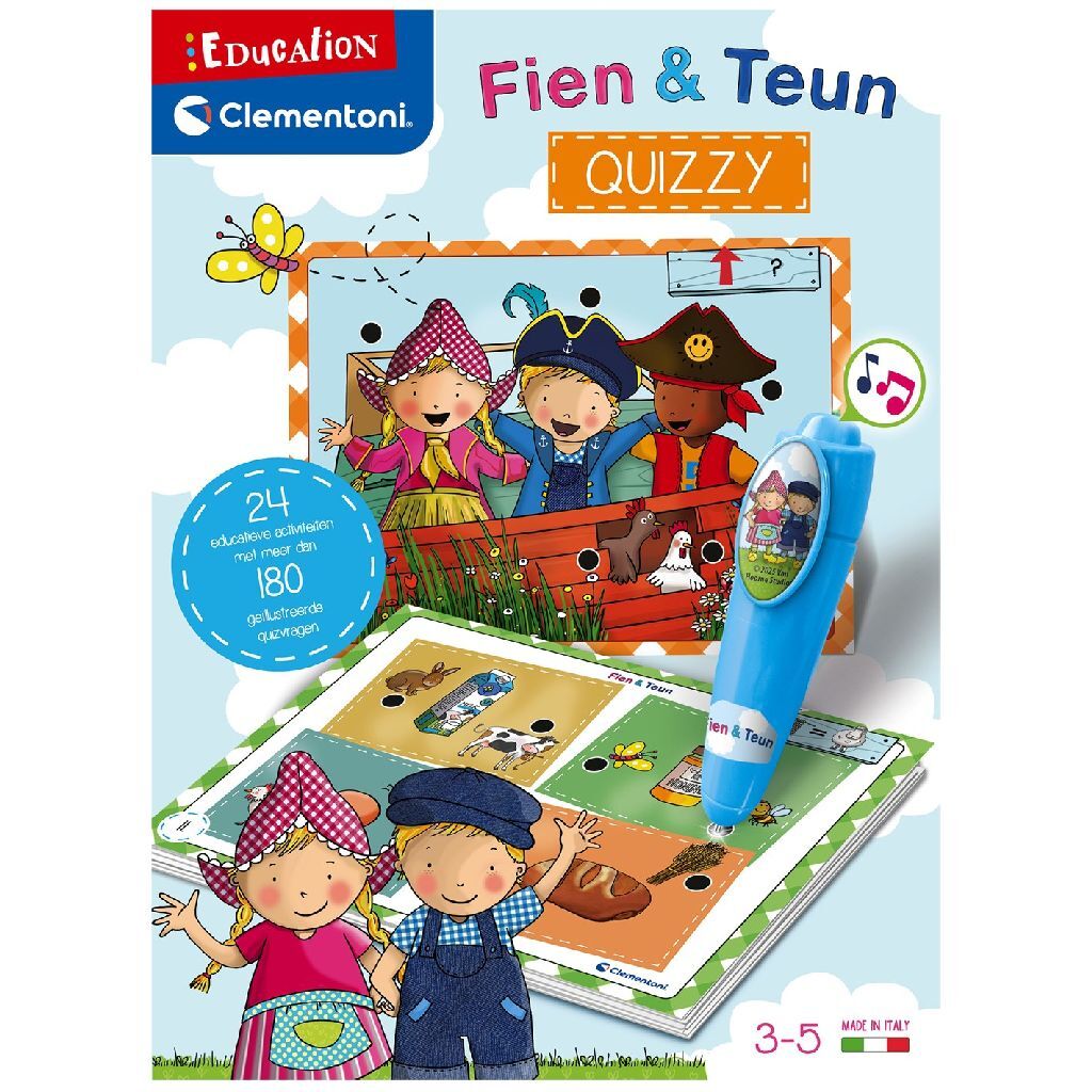 Clementoni Leerspel Fien En Teun Quizzy + Geluid