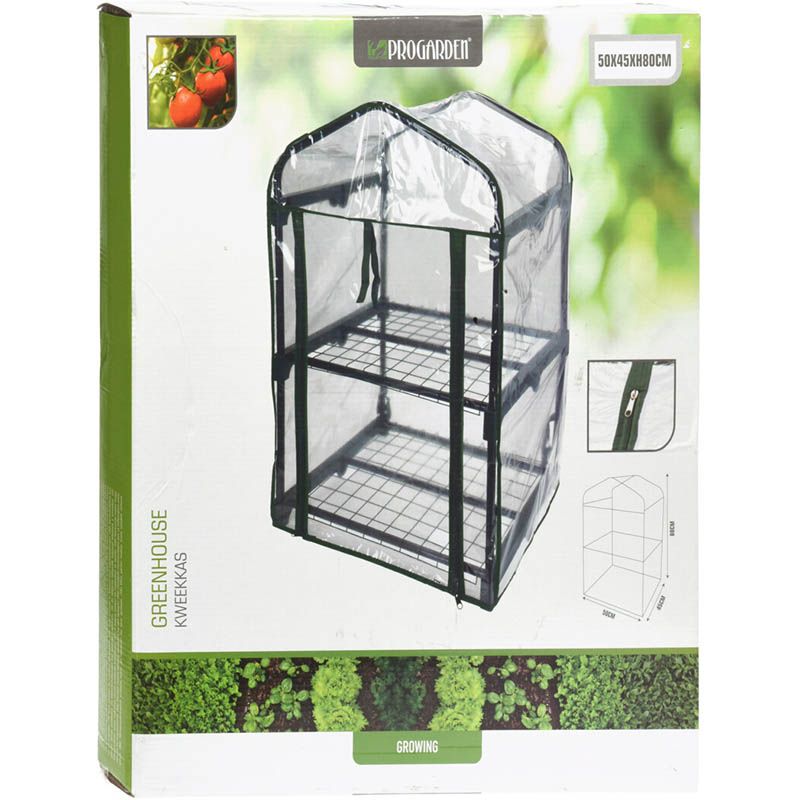 Progarden Kweekkas - 2 Verdiepingen - 50 X 45 X 80 Cm