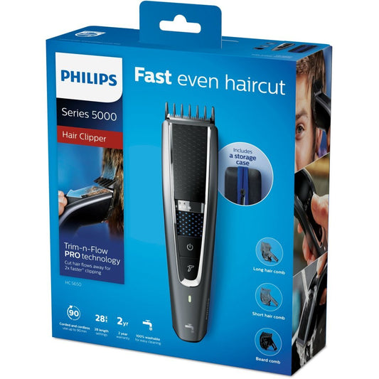 Philips Hc5650/15 Series 5000 Trimmer Zwart/Zilver