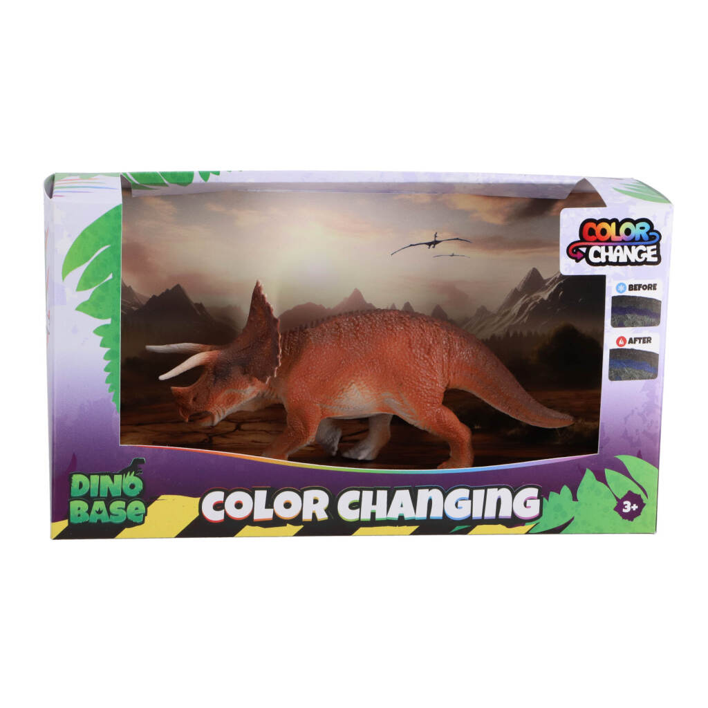 Overige Merken Dinobase Color Change Dino Triceraptops