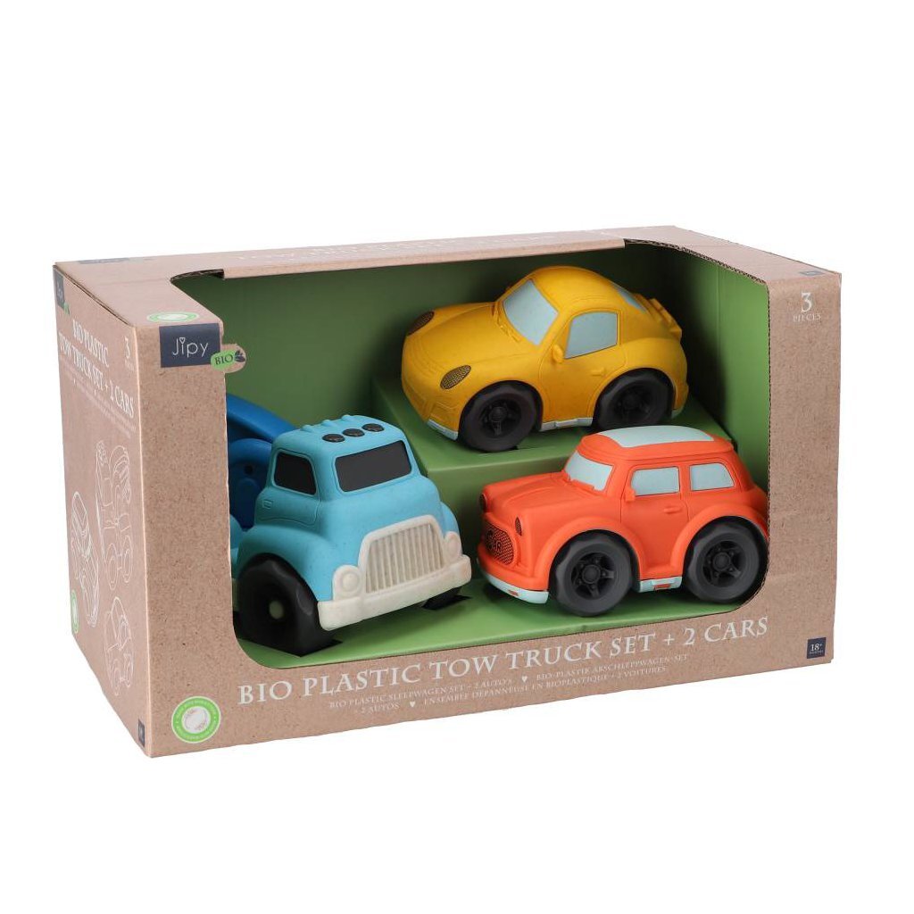 Jipy Bio Plastic Sleepwagen + 2 Auto'S