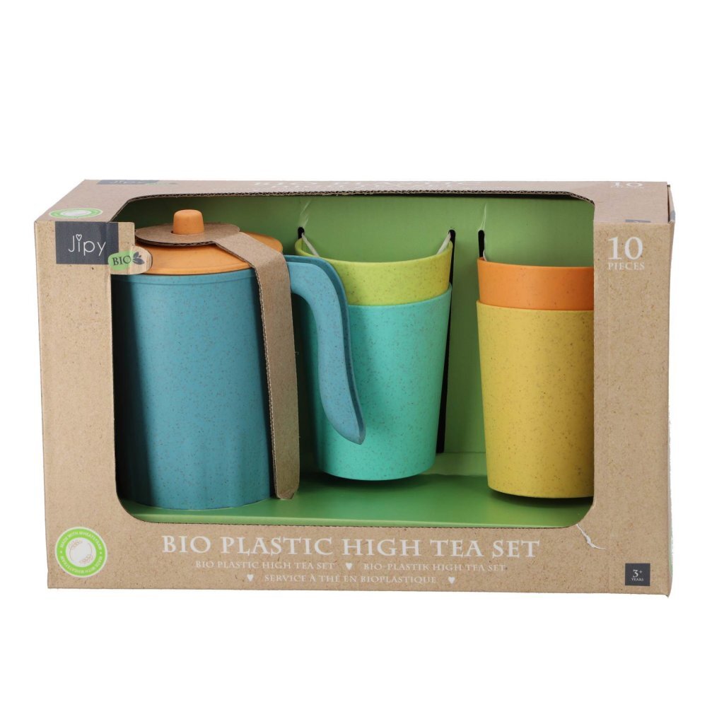 Jipy Bio Plastic High Tea Theeservies 10-Delig