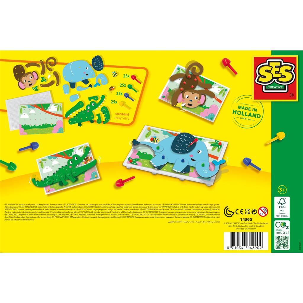 Ses Creative MozaÏEk Pinnenbord Dieren