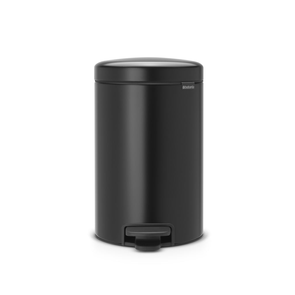 Brabantia Newicon Pedaalemmer 12L Mat Zwart