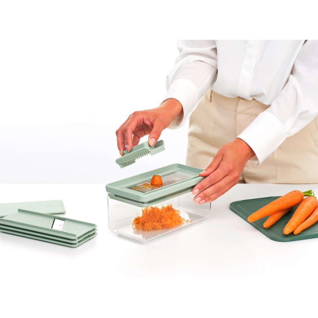 Brabantia Tasty+ Mandoline Set Jade Green/Transparant