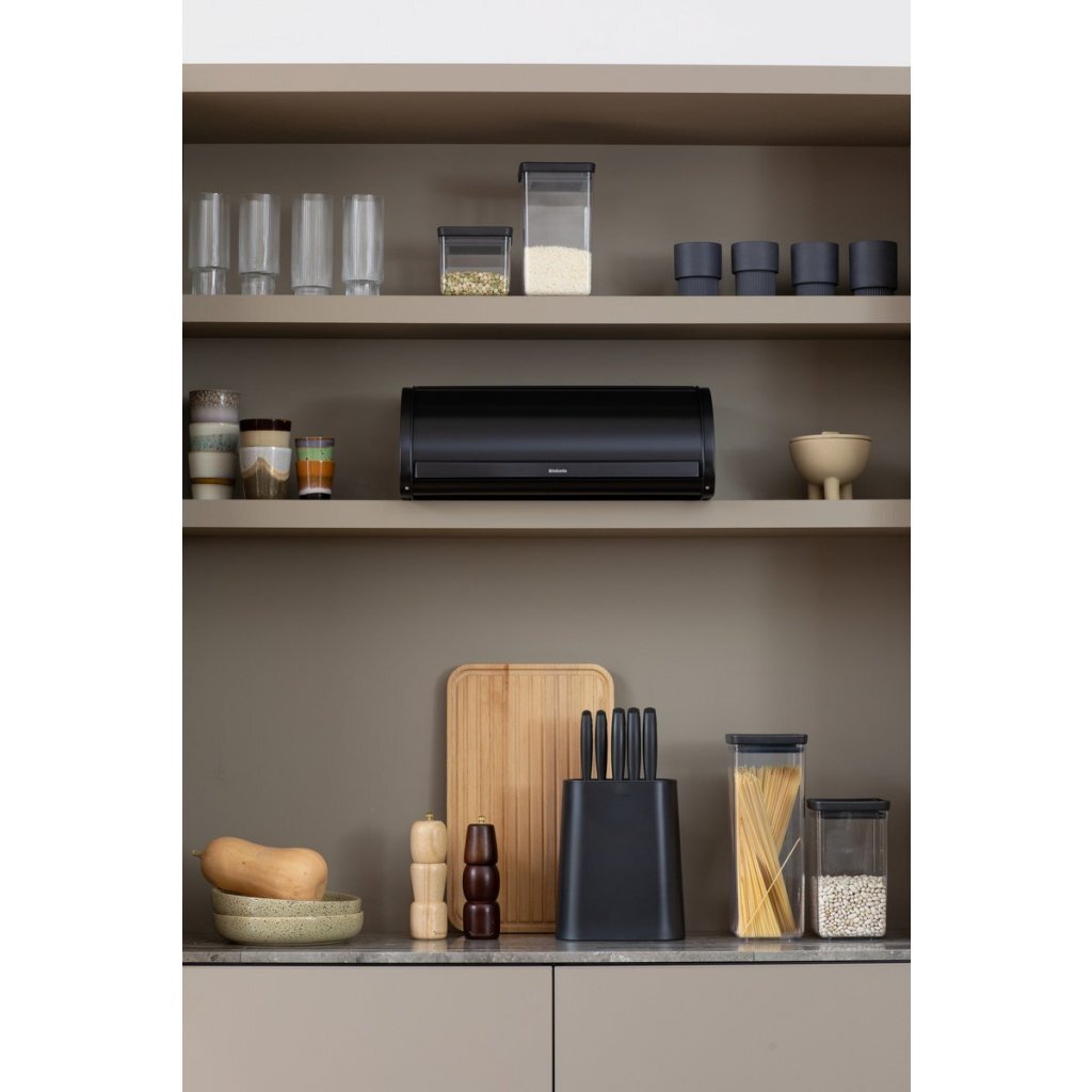 Brabantia Broodtrommel Met Schuifdeksel Mat Zwart