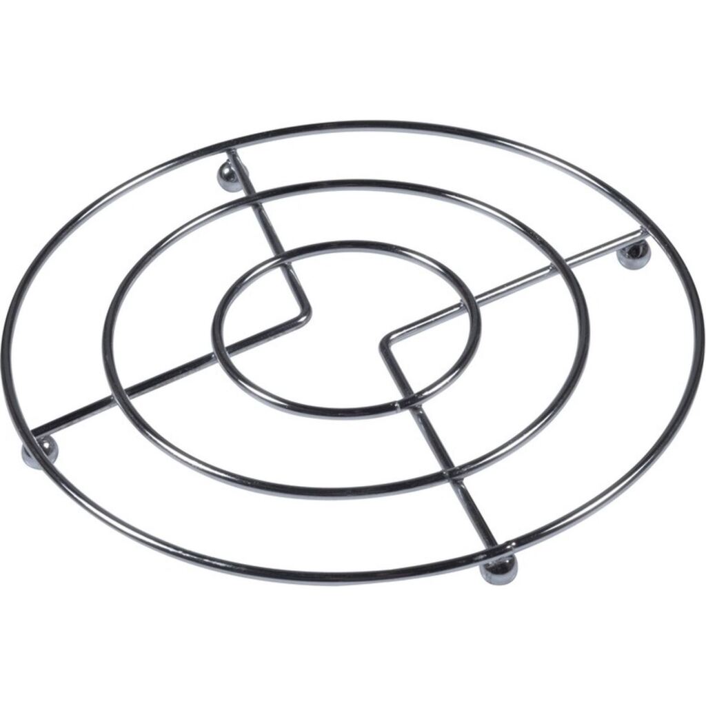 Overige Merken Onderzetter Rond 17 Cm Rvs/Chroom