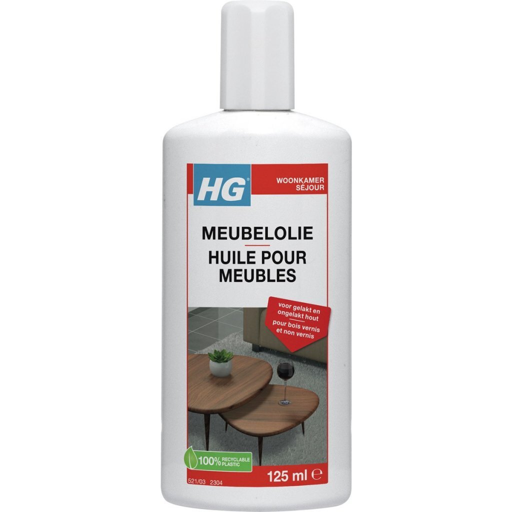 Hg Verzorgende Meubelolie Eiken/Mahonie/Kersen 125 Ml