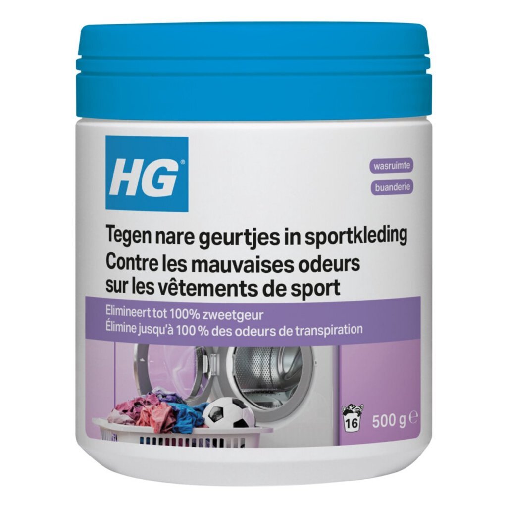 Hg Tegen Nare Geurtjes In Sportkleding Wasmiddeltoevoeging 500 G