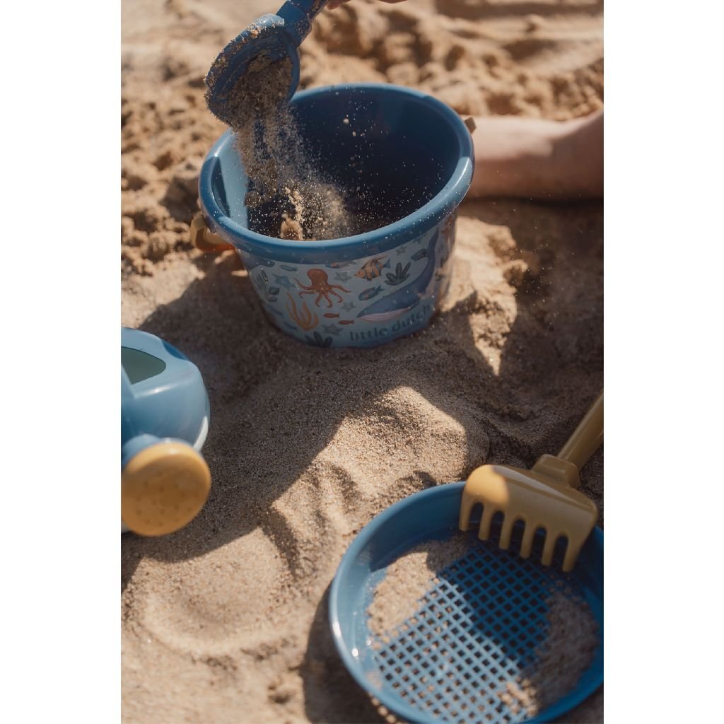 Little Dutch Ocean World Strandset 5-Delig Blauw/Geel