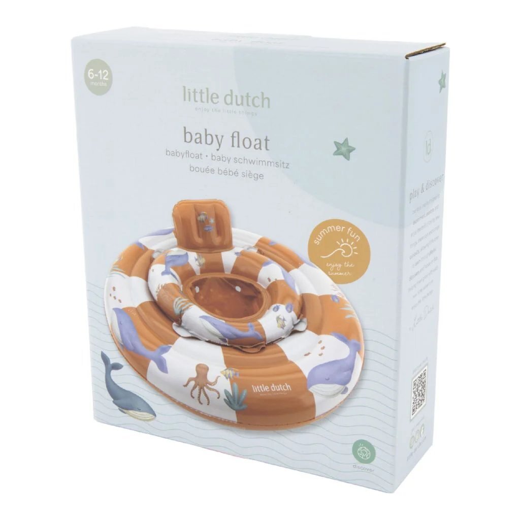 Little Dutch Ocean World Babyfloat 67 Cm Oranje/Wit