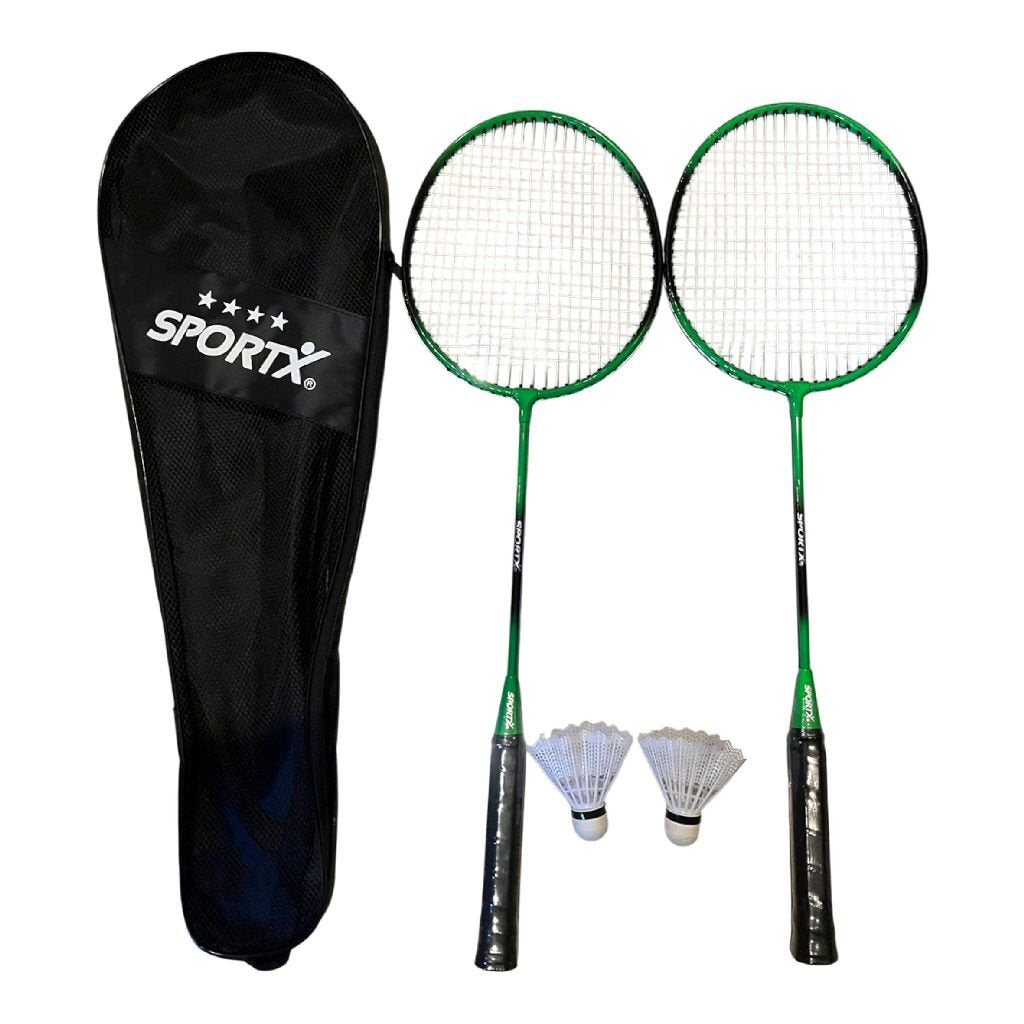 Sportx Badmintonset 4 Sterren Assorti Groen/Zwart