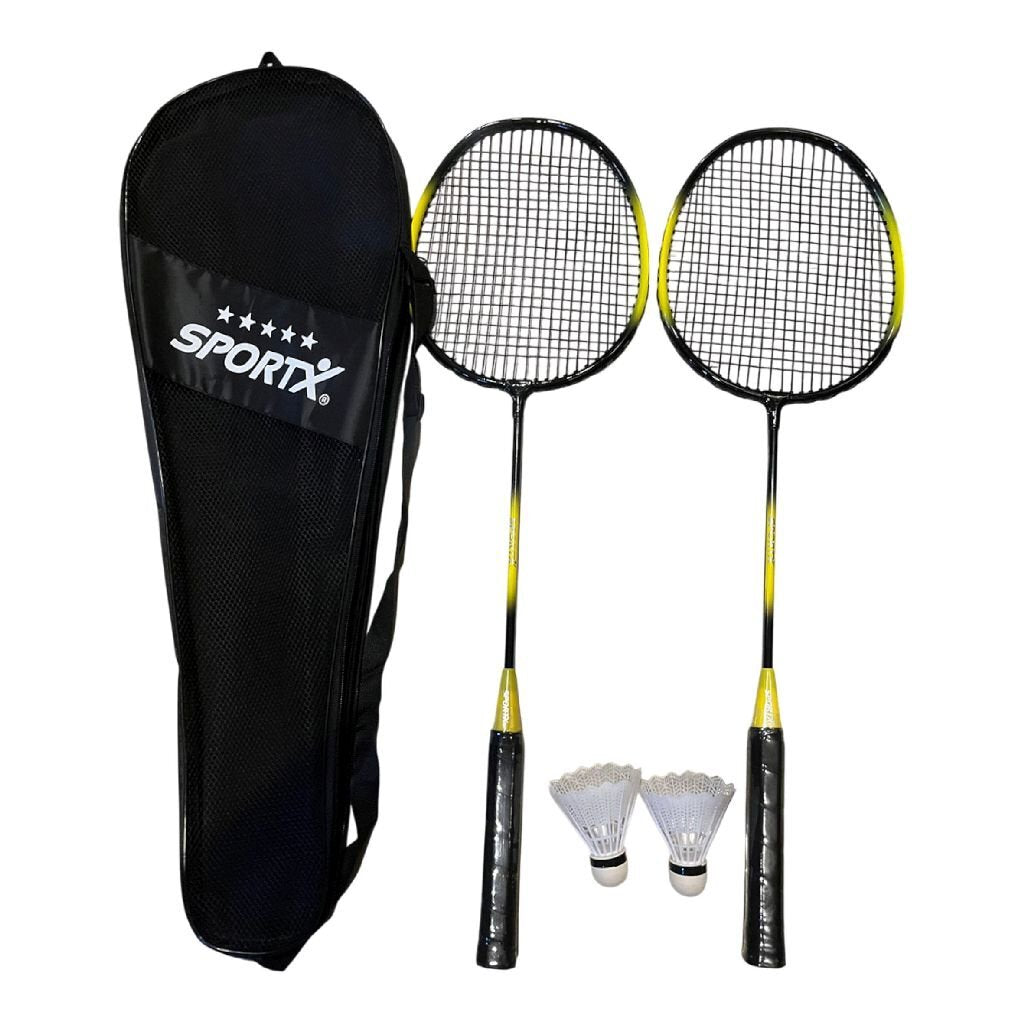 Sportx Badmintonset 5 Sterren Assorti Geel/Zwart