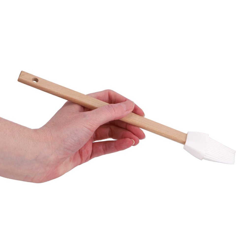 Patisse Siliconen Bakkwast 27 Cm Hout/Wit